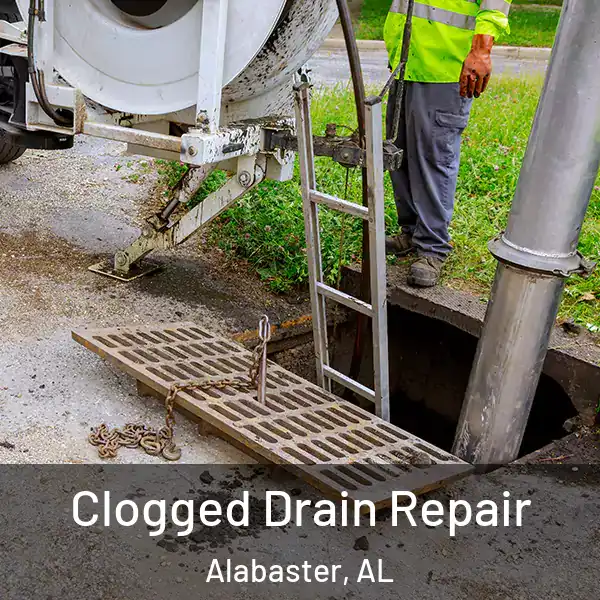  Clogged Drain Repair Alabaster, AL